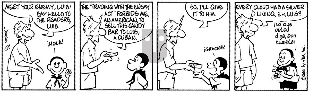 Arlo and Janis - Saturday March 10, 2001 Comic Strip