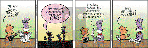 Ink Pen on Saturday March 22, 2025 Comic Strip