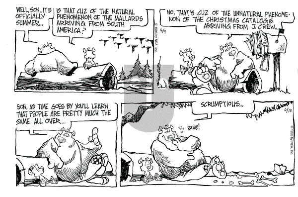 The Grizzwells on Friday June 9, 1995 Comic Strip