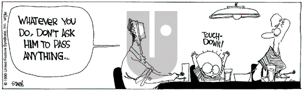 The Buckets on Saturday October 30, 1999 Comic Strip