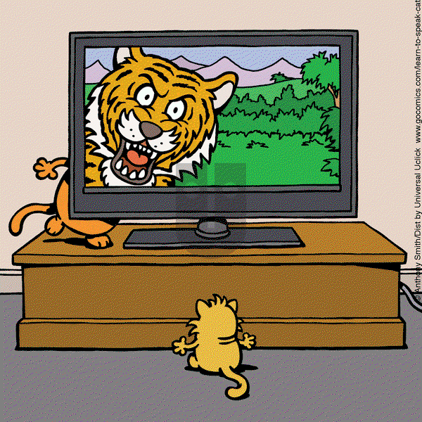 Learn to Speak Cat - Thursday July 8, 2021 Comic Strip
