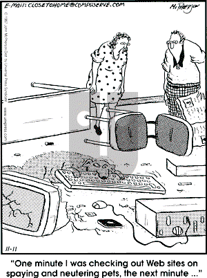 Close to Home - Tuesday November 11, 1997 Comic Strip