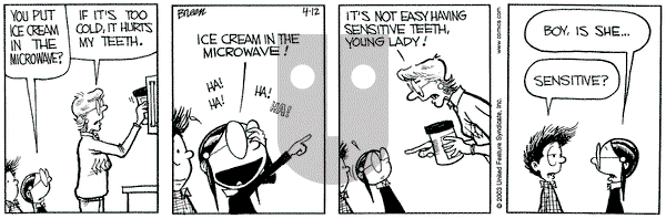 Grand Avenue on Saturday April 12, 2003 Comic Strip