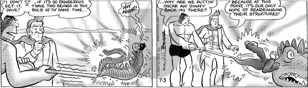 Alley Oop on Saturday July 21, 2007 Comic Strip