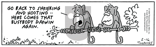 Frank and Ernest on Tuesday February 16, 1999 Comic Strip