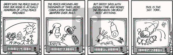 Doonesbury on Saturday November 23, 1985 Comic Strip
