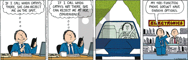 Cathy Classics on Tuesday February 18, 2003 Comic Strip