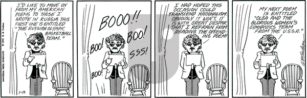 Doonesbury on Wednesday January 10, 1973 Comic Strip