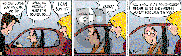 Luann on Monday August 4, 2008 Comic Strip
