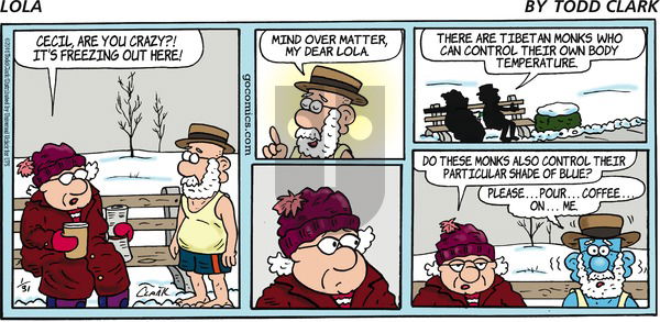 Lola on Sunday January 31, 2016 Comic Strip