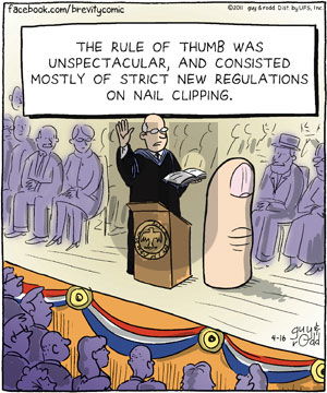 Brevity on Saturday April 16, 2011 Comic Strip