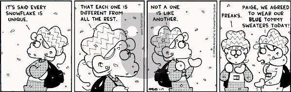 FoxTrot on Monday January 17, 2000 Comic Strip