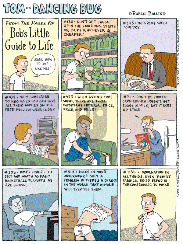Tom the Dancing Bug on Saturday October 3, 2009 Comic Strip