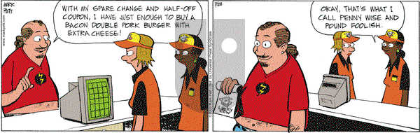 Lucky Cow on Monday July 28, 2003 Comic Strip