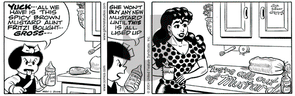 Nancy - Saturday May 1, 2004 Comic Strip