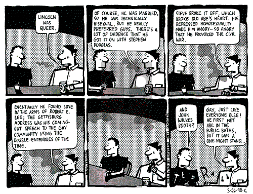 Ted Rall on Monday March 30, 1998 Comic Strip