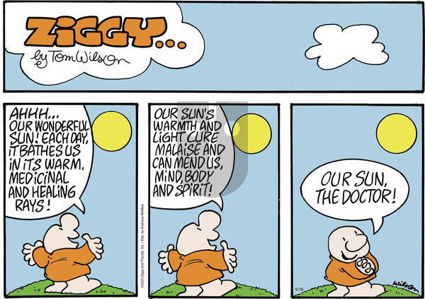 Ziggy on Sunday May 18, 2025 Comic Strip