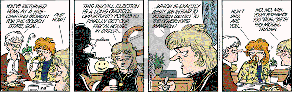 Doonesbury on Wednesday September 3, 2003 Comic Strip