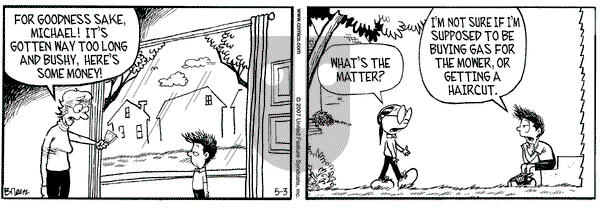 Grand Avenue on Thursday May 3, 2007 Comic Strip