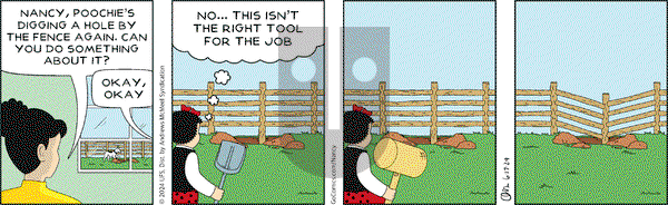 Nancy - Monday June 17, 2024 Comic Strip