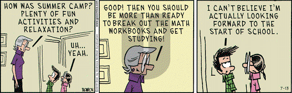 Grand Avenue on Saturday July 13, 2019 Comic Strip