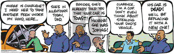 JumpStart on Thursday April 4, 2019 Comic Strip