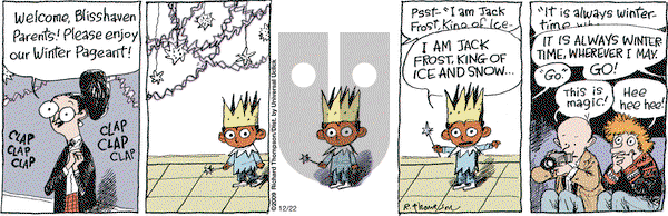 Cul de Sac on Monday December 22, 2014 Comic Strip