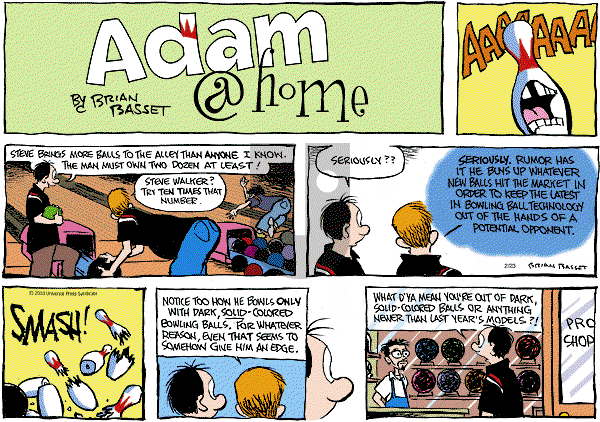 Adam@Home on Sunday February 23, 2003 Comic Strip