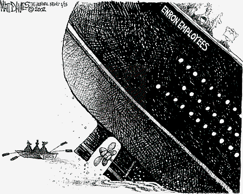 Matt Davies on Friday January 11, 2002 Comic Strip
