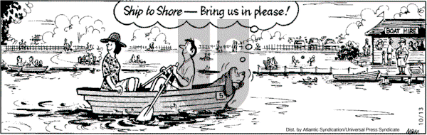 Fred Basset on Saturday October 13, 2007 Comic Strip