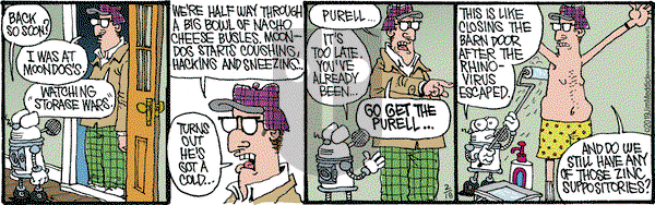 Monty on Monday February 18, 2019 Comic Strip