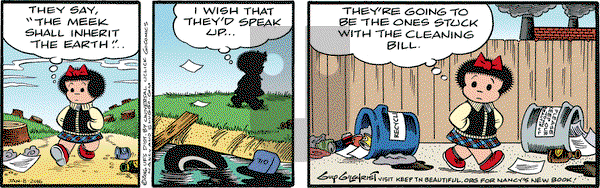 Nancy on Friday January 8, 2016 Comic Strip