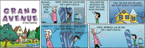 Grand Avenue on Sunday February 12, 2017 Comic Strip