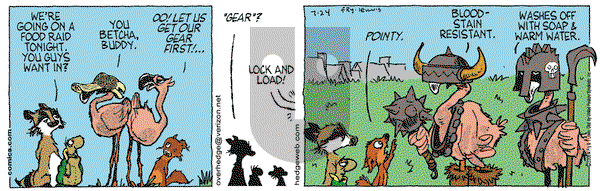 Over the Hedge on Monday July 24, 2006 Comic Strip
