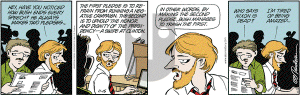 Doonesbury on Monday November 15, 1999 Comic Strip