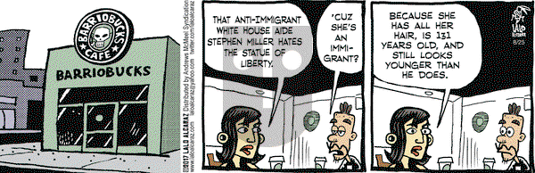 La Cucaracha on Friday August 25, 2017 Comic Strip