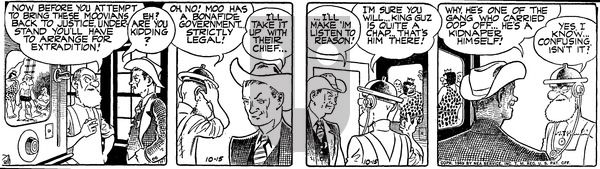 Alley Oop on Saturday October 15, 1949 Comic Strip