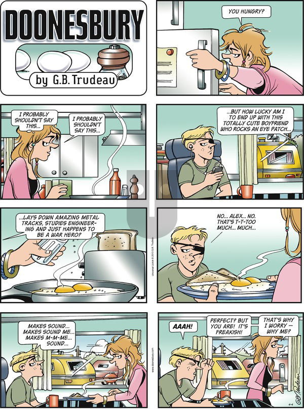 Doonesbury on Sunday April 4, 2010 Comic Strip