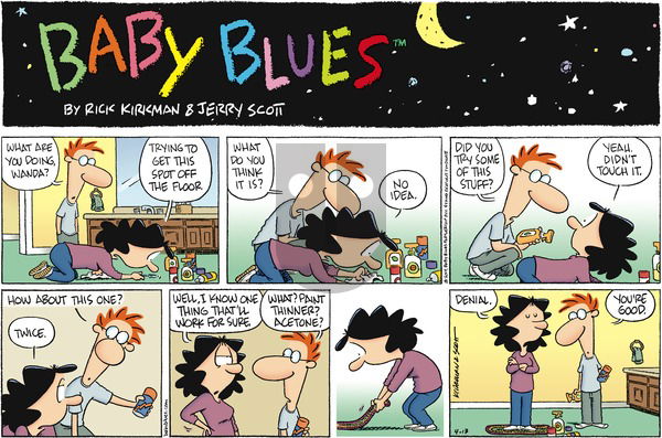 Baby Blues on Sunday April 13, 2014 Comic Strip