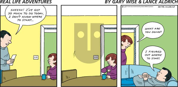 Real Life Adventures on Sunday February 11, 2018 Comic Strip