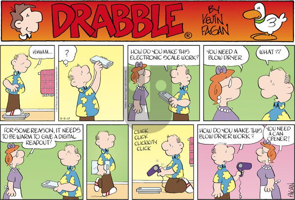 Drabble on Sunday March 5, 2017 Comic Strip