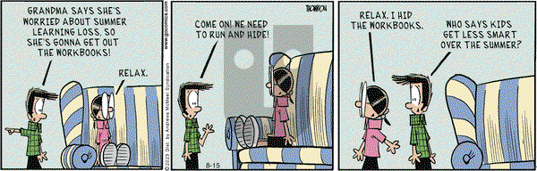 Grand Avenue on Tuesday August 15, 2023 Comic Strip