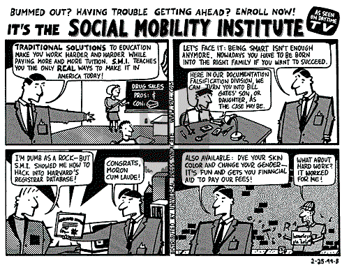 Ted Rall on Saturday February 27, 1999 Comic Strip