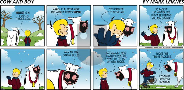 Cow and Boy Classics on Sunday February 24, 2008 Comic Strip