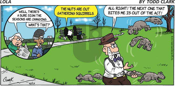 Lola on Sunday April 17, 2011 Comic Strip