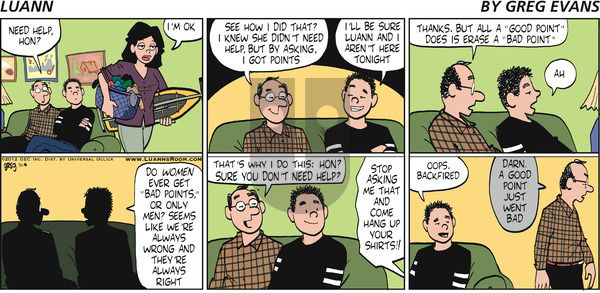 Luann on Sunday November 4, 2012 Comic Strip