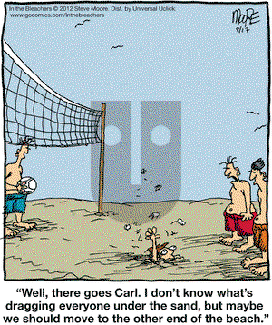 In the Bleachers on Friday August 17, 2012 Comic Strip