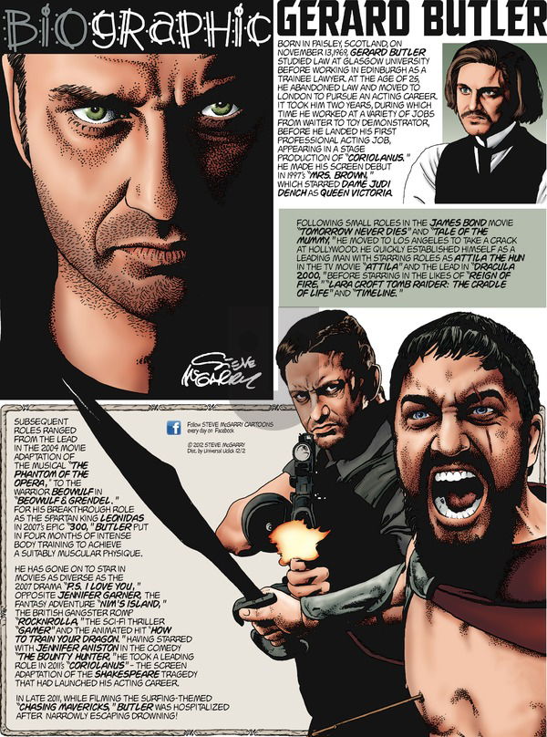 Biographic on Sunday December 2, 2012 Comic Strip