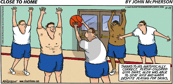 Close to Home on Sunday November 19, 2000 Comic Strip