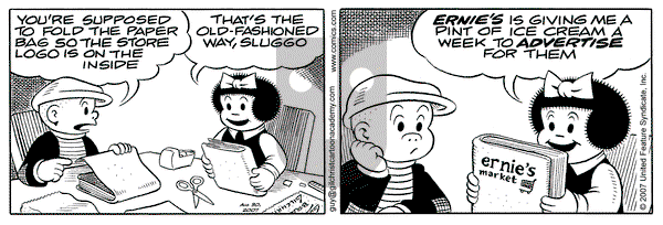 Nancy on Thursday August 30, 2007 Comic Strip